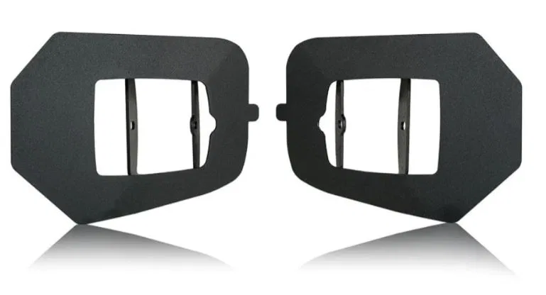 CR2359 – CALI RAISED Driving/ Fog Light Mounting Bracket, Fog Light Replacement Brackets Powder Coated Mounts Two Lig...
